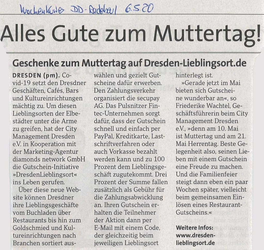 Presseartikel wochenkurier